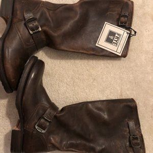 Frye Leather Brown Boots Size 8.5